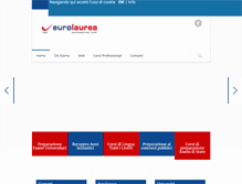 Tablet Screenshot of eurolaurea.com
